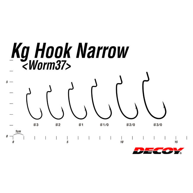 CARLIGE OFFSET DECOY WORM 37 KG NARROW