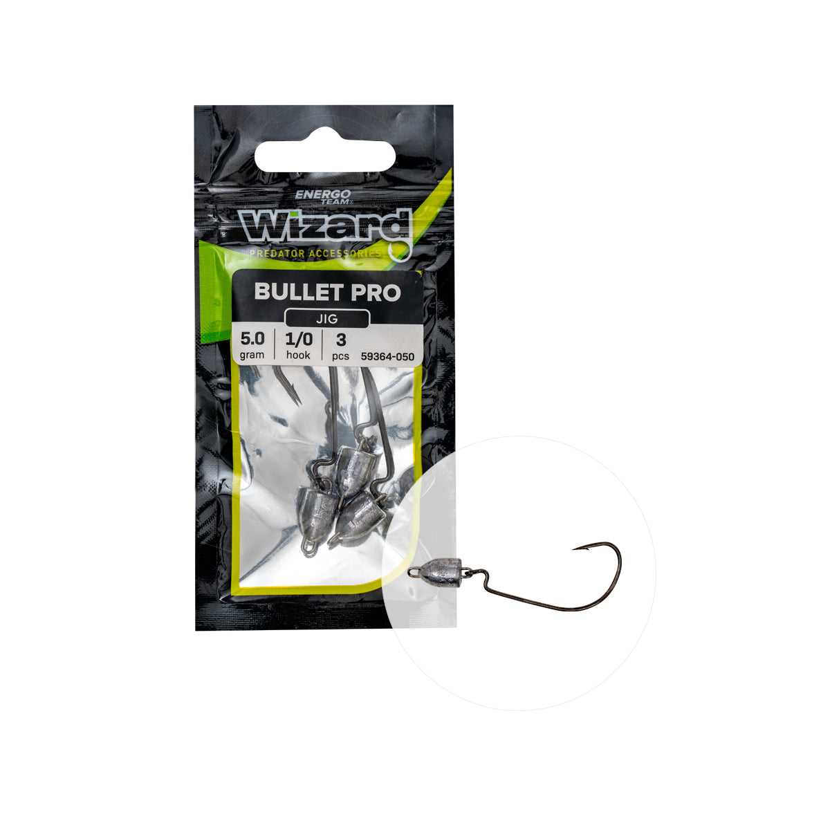 CARLIGE OFFSET ENERGOTEAM WIZARD BULLET PRO JIG 3BUC