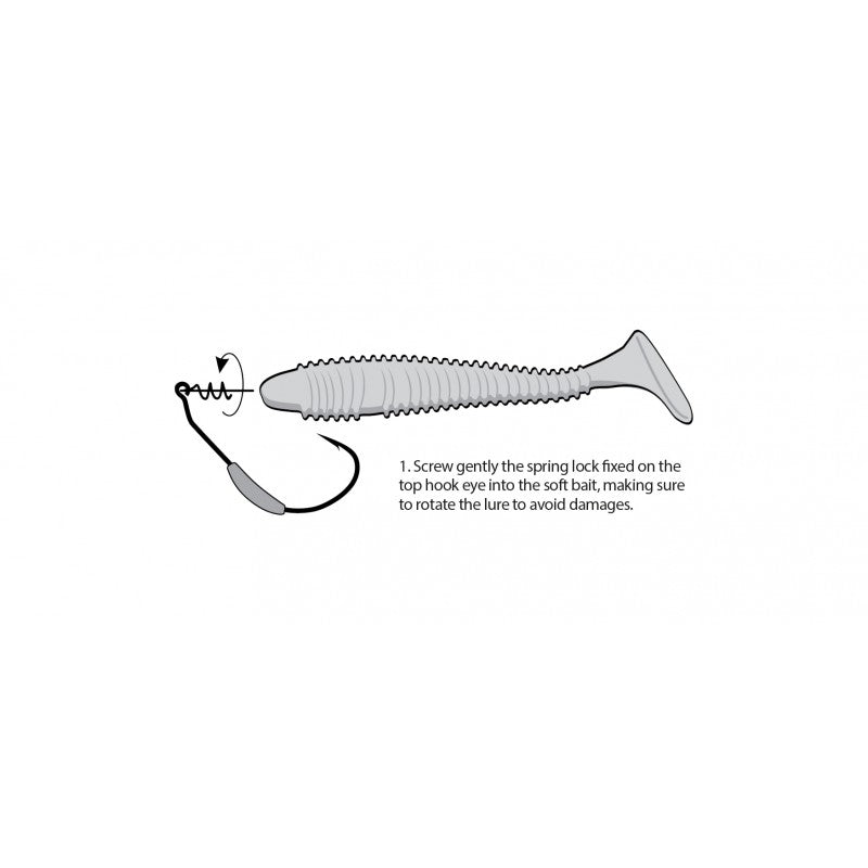 CARLIGE OFFSET LESTATE RAPTURE SPRING LOCK Nr.4/0 4.0g 5buc/plic