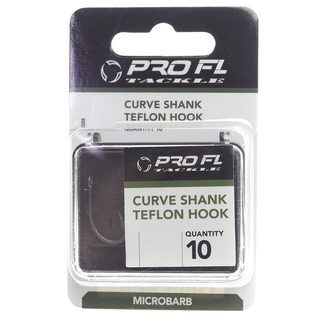 CARLIGE PRO FL CURVE SHANK 10BUC TEFLONATE