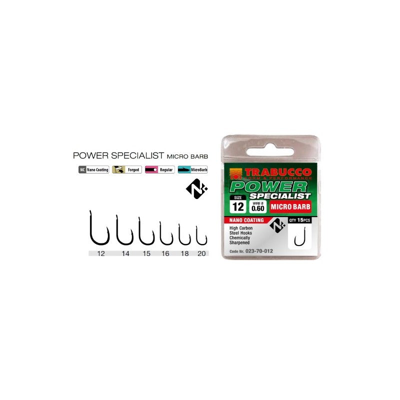CARLIGE TRABUCCO POWER SPECIALIST MICRO BARB 15buc/plic
