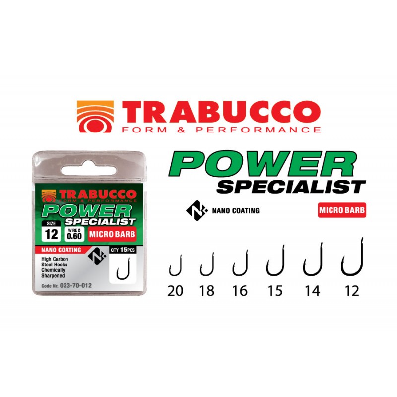 CARLIGE TRABUCCO POWER SPECIALIST MICRO BARB 15buc/plic