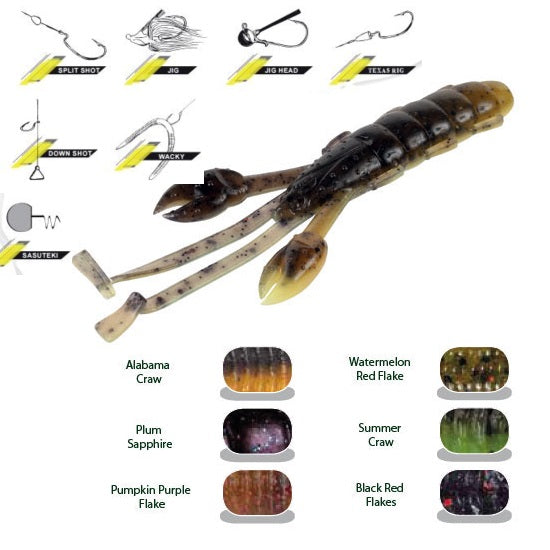 CAVE CRAW COLMIC HERAKLES 9.6cm Alabama Craw