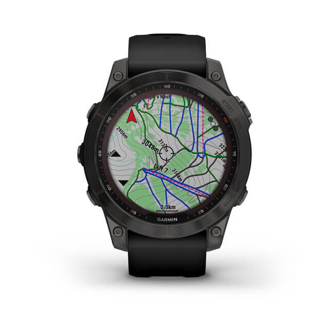 CEAS  GARMIN  FENIX 7 SAPPHIRE SOLAR BLACK TI/BLACK 47MM