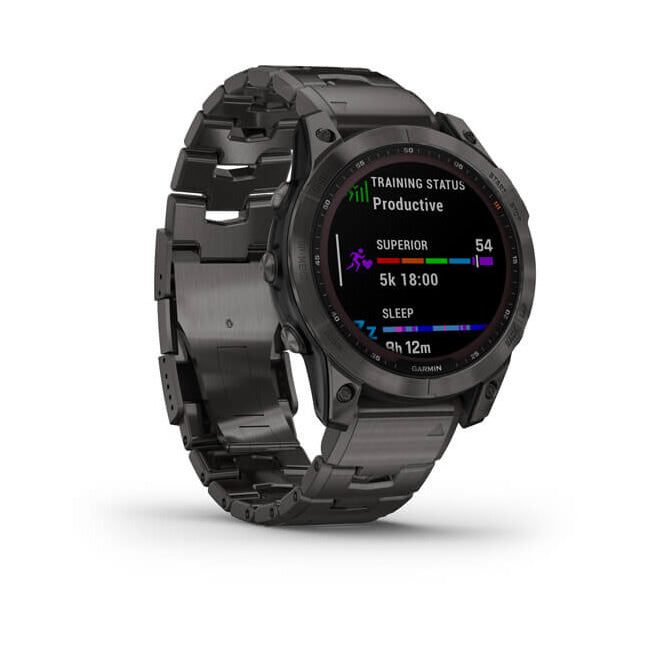 CEAS  GARMIN  FENIX 7 SAPPHIRE SOLAR CARB.GRAY TI/CARB.GRAY TI 47MM