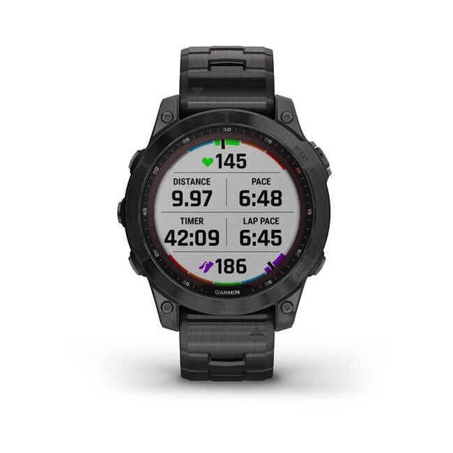 CEAS  GARMIN  FENIX 7 SAPPHIRE SOLAR CARB.GRAY TI/CARB.GRAY TI 47MM
