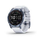 CEAS  GARMIN  FENIX 7 SAPPHIRE SOLAR MINERAL BLUE TI/WHITE 47MM