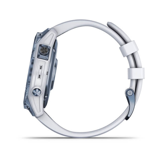 CEAS  GARMIN  FENIX 7 SAPPHIRE SOLAR MINERAL BLUE TI/WHITE 47MM