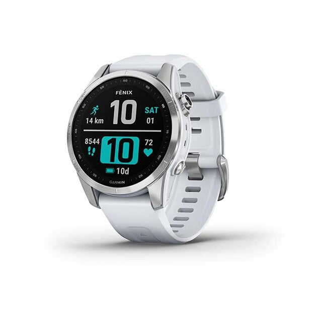 CEAS GARMIN FENIX 7S SILVER/WHITESTONE 42MM
