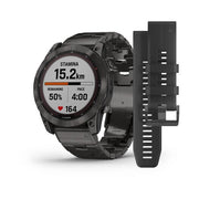 CEAS  GARMIN  FENIX 7X SAPPHIRE SOLAR CARB.GRAY TI/BLAKE 51MM