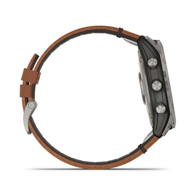 CEAS  GARMIN  FENIX 7X SAPPHIRE SOLAR TITAN/PIELE 51MM