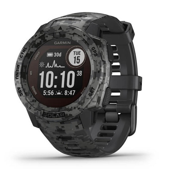 CEAS GARMIN INSTINCT SOLAR GPS GRAPHITE CAMO WW