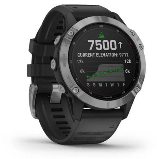 CEAS Garmin FENIX 6X PRO SOLAR  SILVER/BLACK