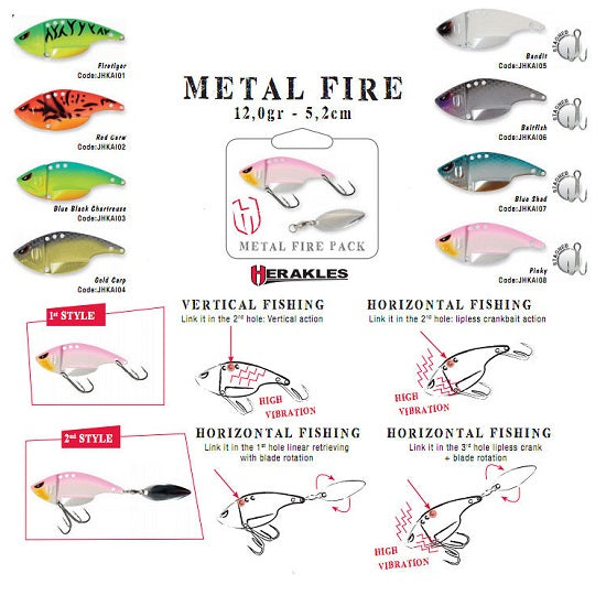CICADA  COLMIC HERAKLES METAL FIRE 5.2CM 12GR Red Craw