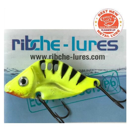 CICADA RIBCHE LURES RIB 3 SHAD 5CM 16GR BLACK YELLOW