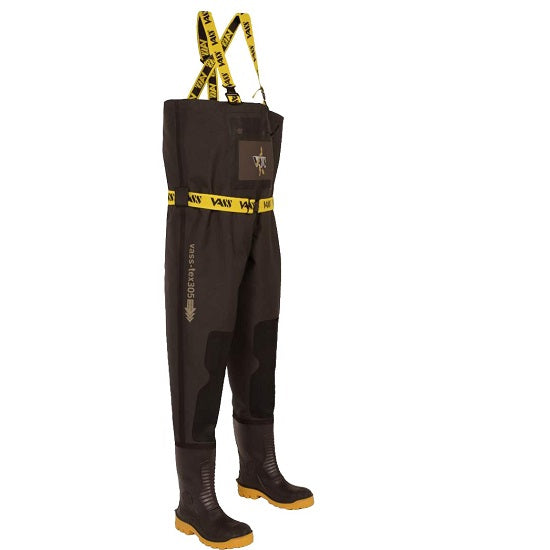 CISME PIEPT WADERS VASS TEX 305-70E BREATHEABLE CARBON BLACK