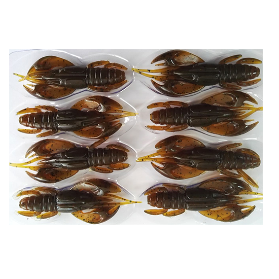CREATURA RAC RAPTURE ALIVE CRAW 5CM 1.8GR GREEN PUMPKIN 8BUC