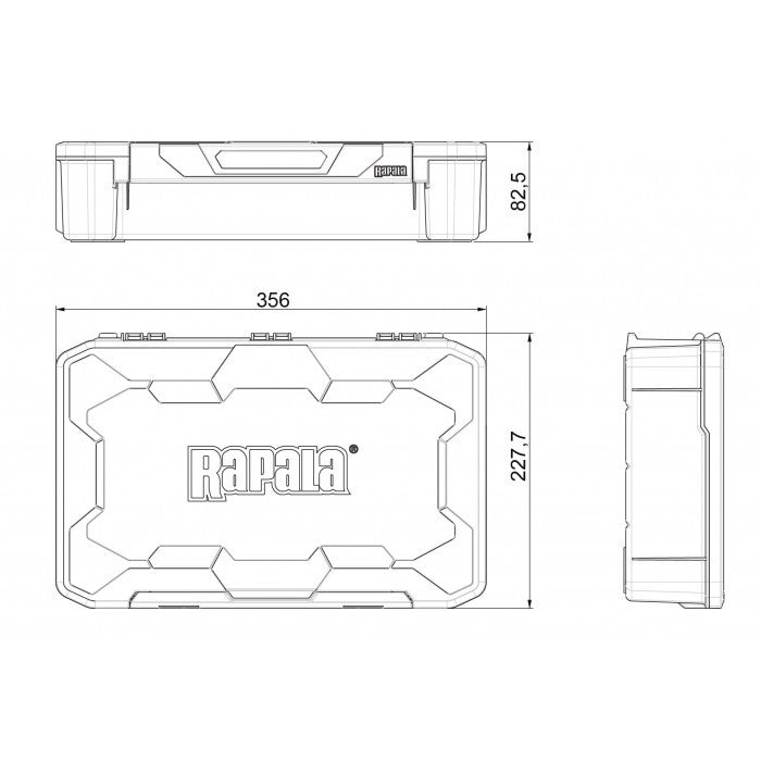 CUTIE RAPALA ACCESORII TACKLE TRAY 356D 35.6X22.7X8.2CM