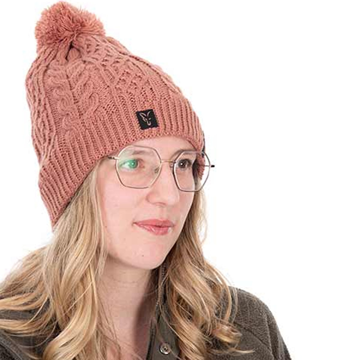Caciula Dama FOX Ladies Knitted Bobble Hat, Marime Universala