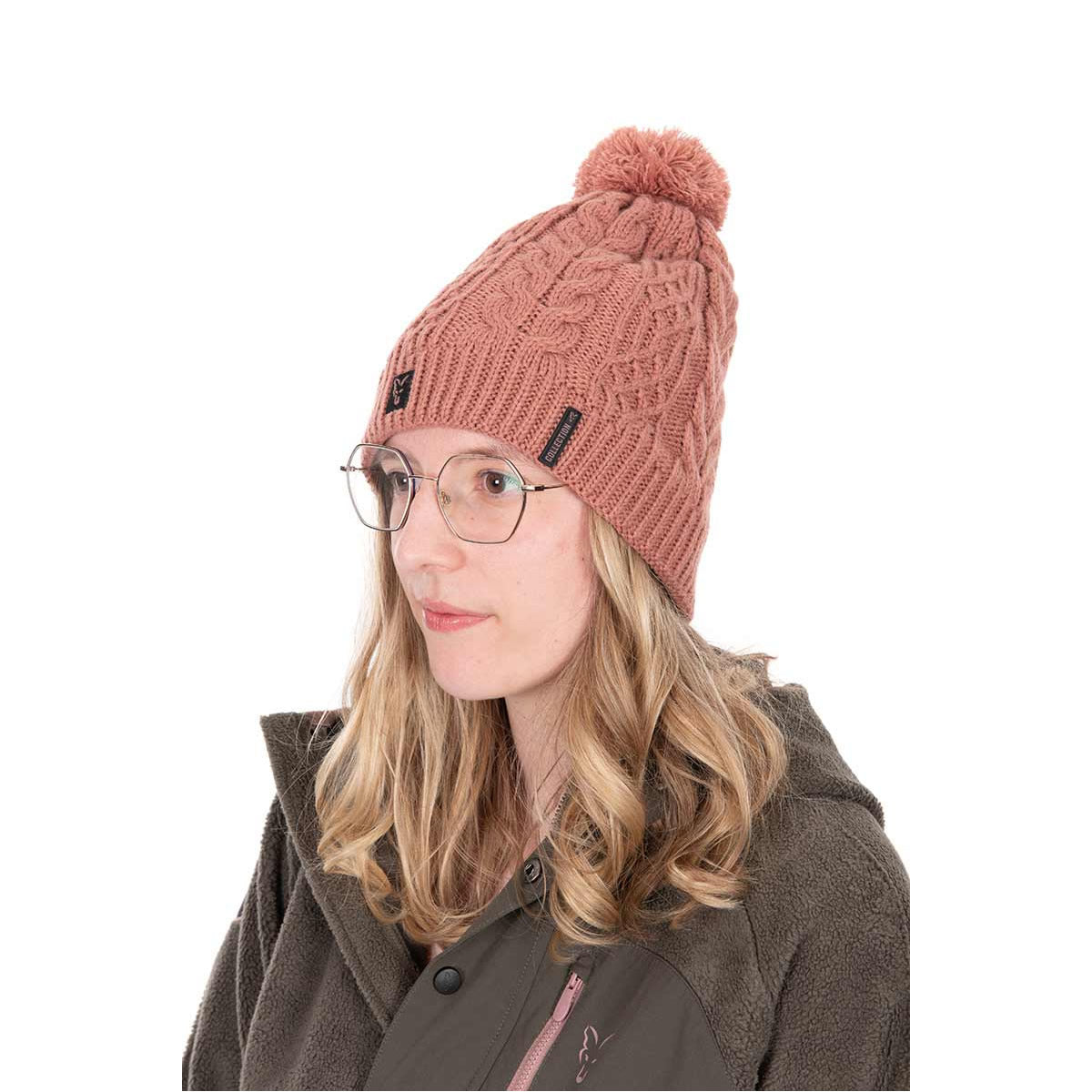 Caciula Dama FOX Ladies Knitted Bobble Hat, Marime Universala