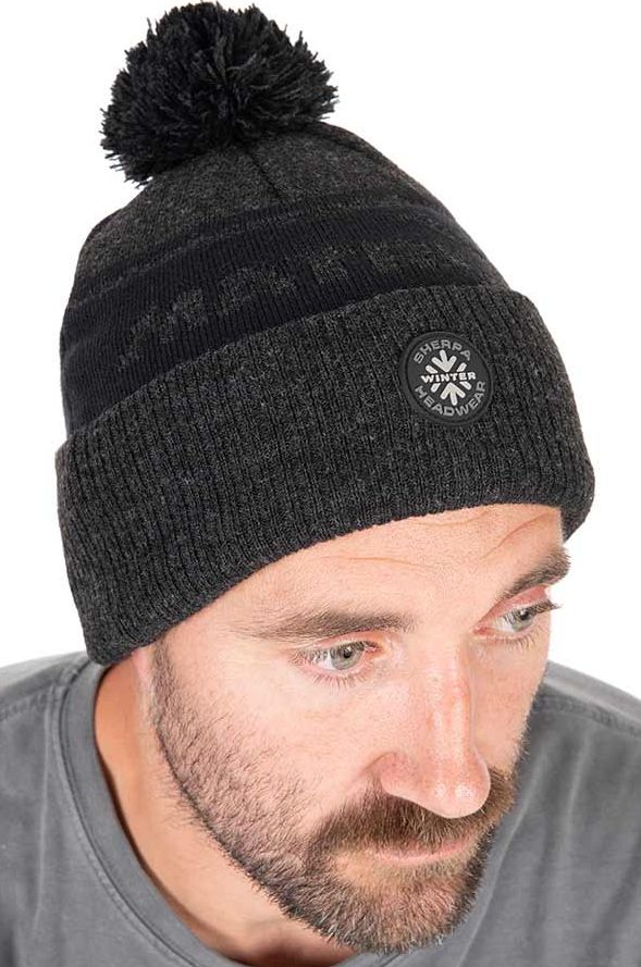 Caciula MATRIX Grey Sherpa Bobble Hat