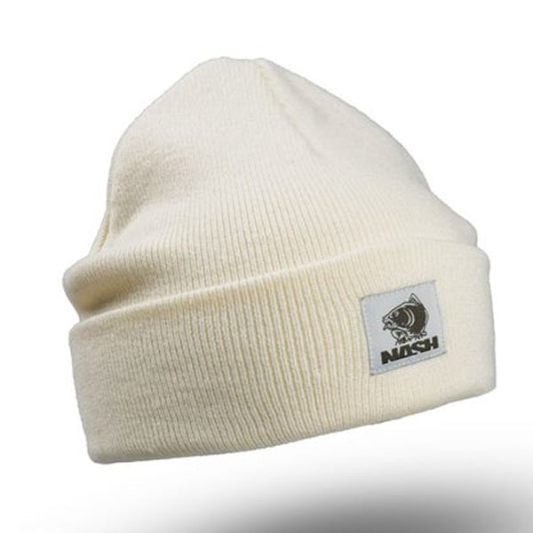 Caciula NASH Make it Happen Badge Beanie Hat Ecru