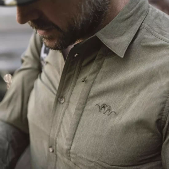 Camasa BLASER Airflow, Dark Olive
