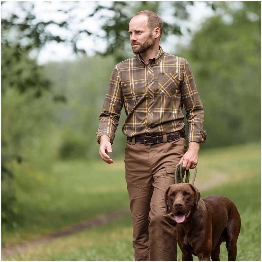 Camasa Blaser Stretch Harald 601, Brown