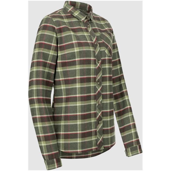 Camasa Dama Blaser Charlotte, Olive &amp; Red, Marime 38