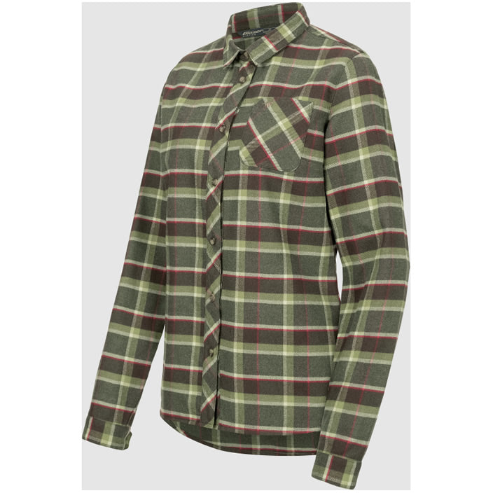 Camasa Dama Blaser Charlotte, Olive &amp; Red, Marime 38