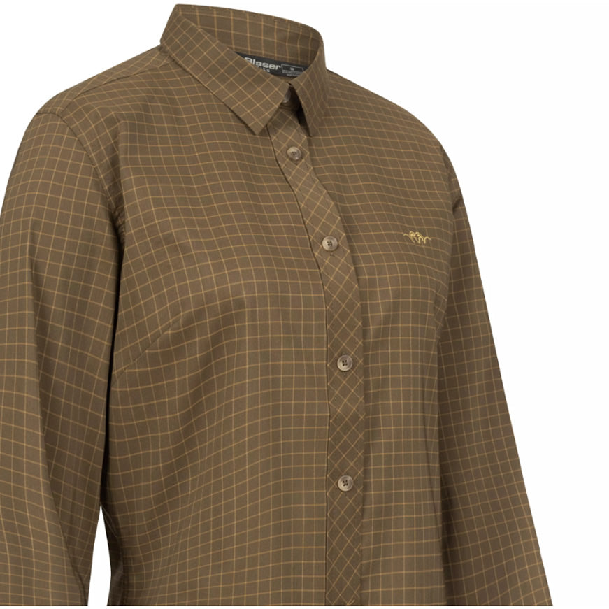 Camasa Dama Blaser Sergia, Dark Olive, Marime 38