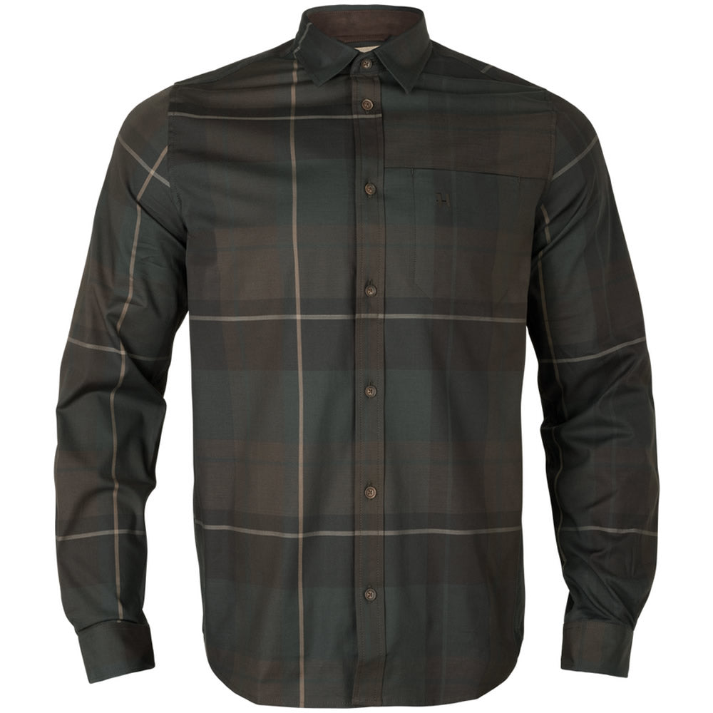 Camasa HARKILA Akse Shirt, Shadow Brown