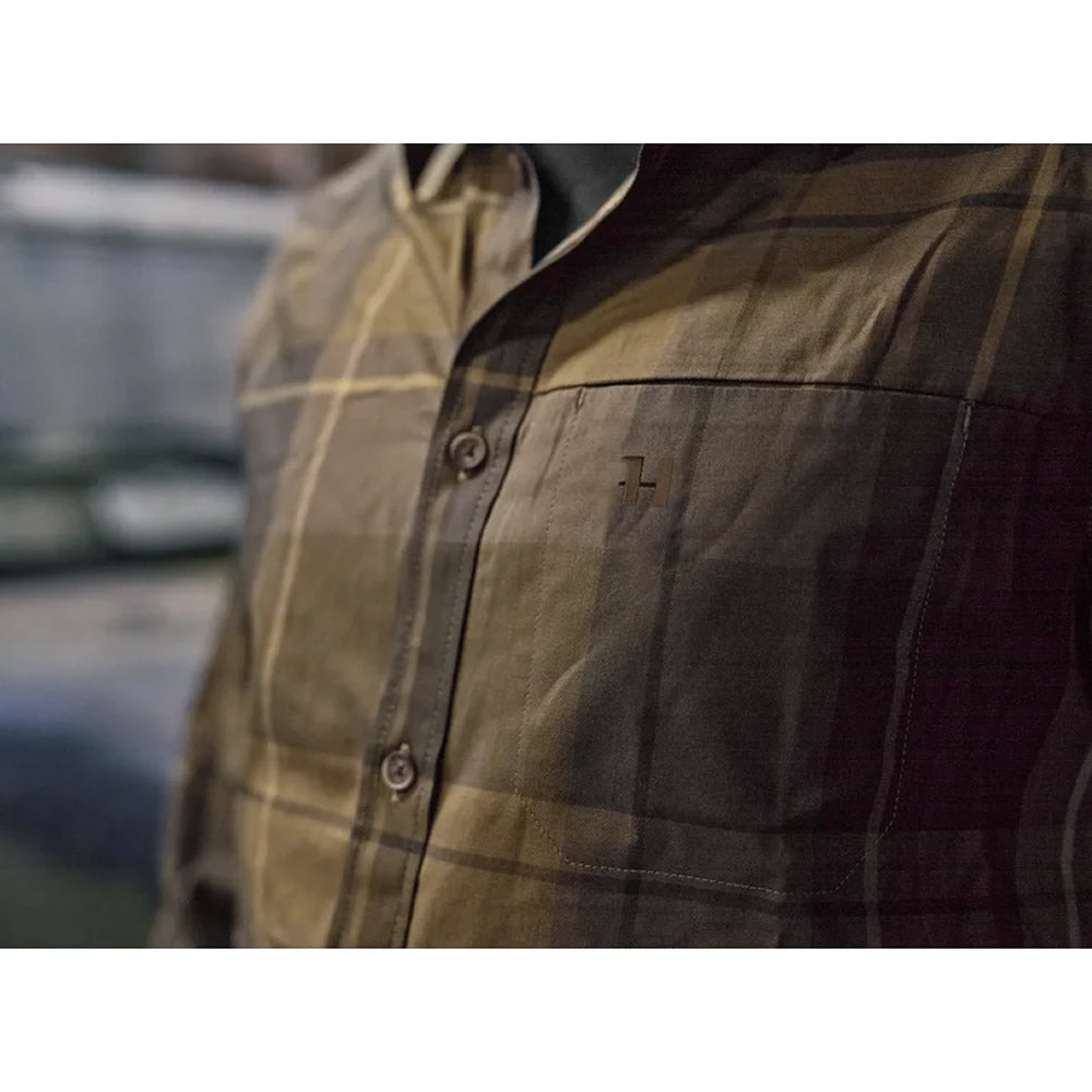 Camasa HARKILA Akse Shirt, Shadow Brown