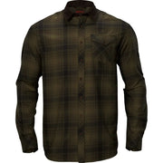 Camasa HARKILA Driven Hunt, Olive Green Check