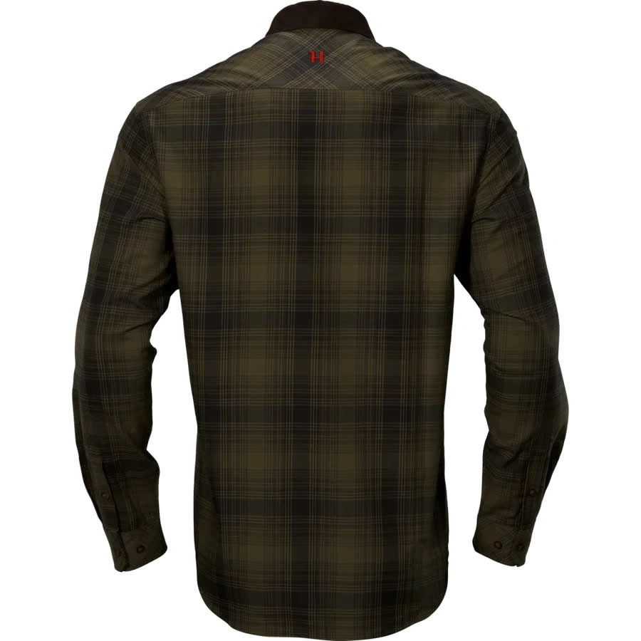 Camasa HARKILA Driven Hunt, Olive Green Check