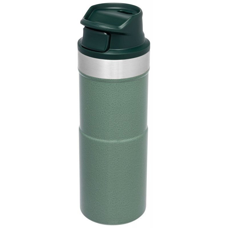 Cana Termoizolanta STANLEY The Trigger-Action Travel Mug 0.47L / 16oz, Hammertone Green