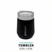 Cana Termoizolanta Stanley GO The Everyday Tumbler Matte Black Pebble 0.29 L
