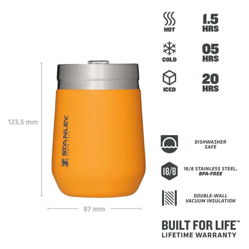 Cana Termoizolanta Stanley, The Everyday Go Tumbler, Saffron, 0.29L