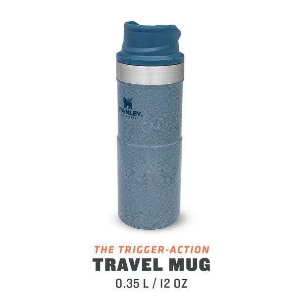 Cana Termoizolanta Stanley The Trigger Action Travel Hammertone Ice 0.35L 