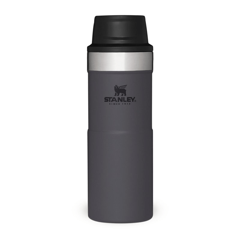 Cana Termoizolanta Stanley, The Trigger-Action Travel Mug, Charcoal, 0.35L