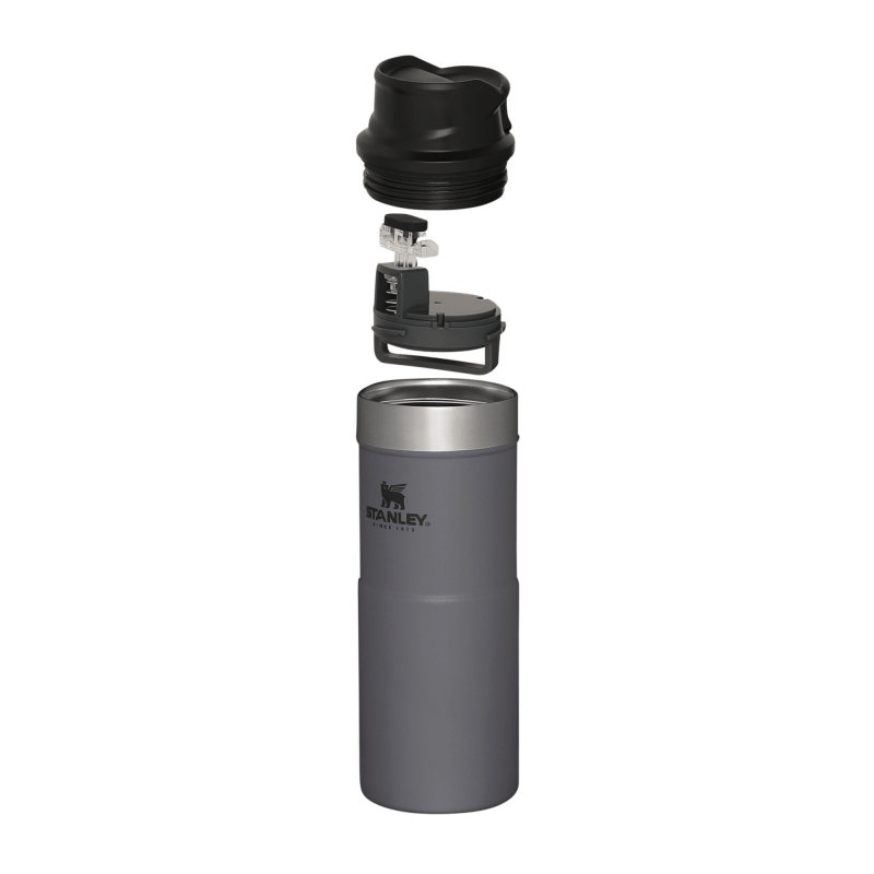 Cana Termoizolanta Stanley, The Trigger-Action Travel Mug, Charcoal, 0.35L