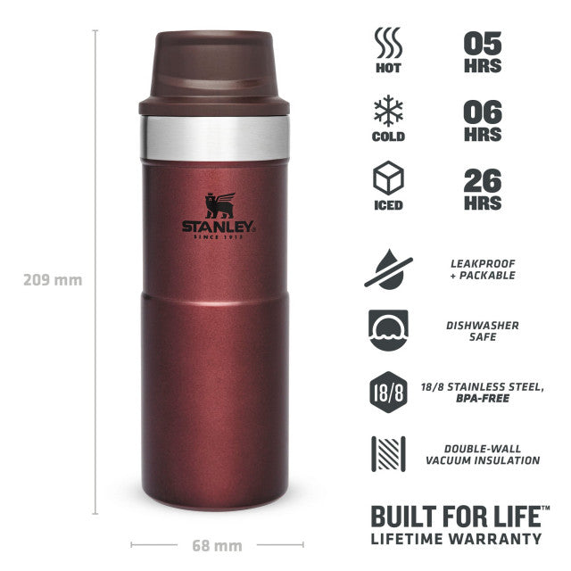 Cana Termoizolanta Stanley The Trigger Action Travel Wine 0.35L 