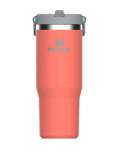Cana Termoizolanta cu pai SANLEY The IceFlow Flip Straw Tumbler Guava Pink 0.89L / 30oz 