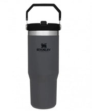 Cana Termoizolanta cu pai STANLEY The IceFlow Flip Straw Tumbler Charcoal 0.89L / 30oz 