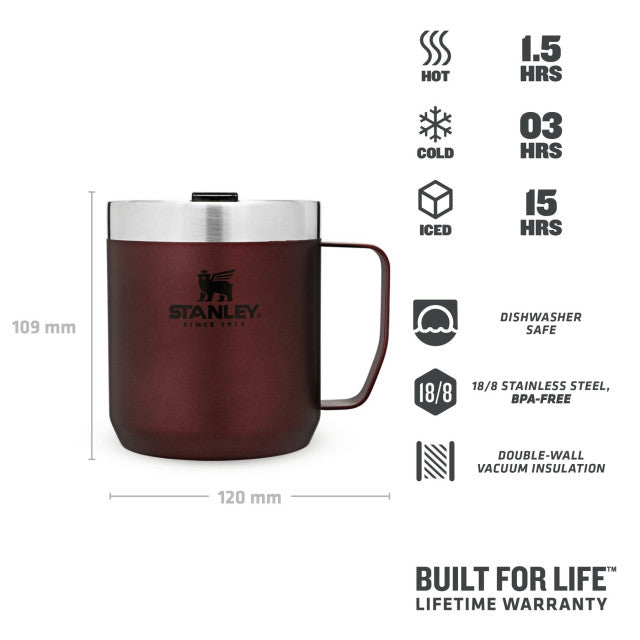 Cana termoizolanta Stanley The Legendary Camp Mug Wine 0.35 l 