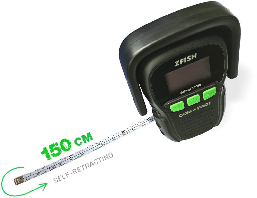 Cantar ZFISH Compact Scale, Up To 50Kg, 8.7x14cm