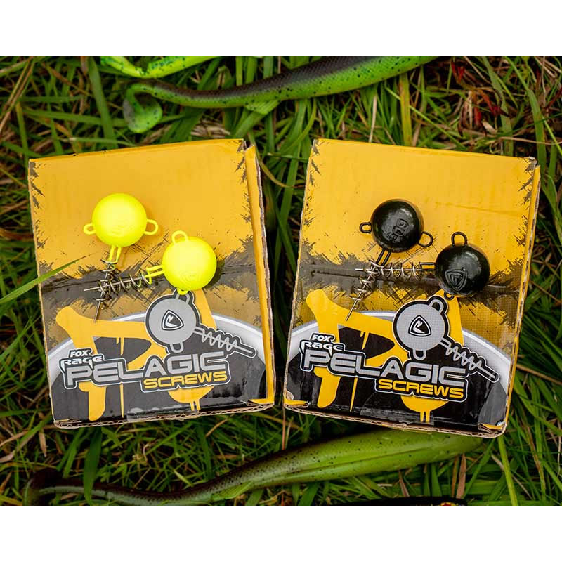 Cap Jig Fox Rage Pelagic Screws UV Yellow