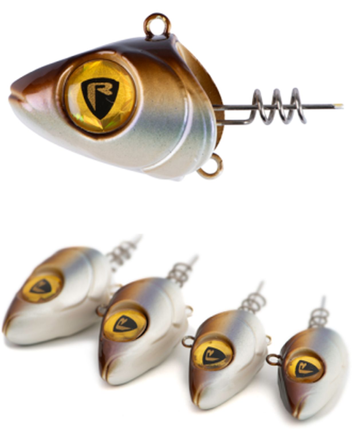 Cap Jig Fox Rage Slick Pelagic Heads, Arkansas Shiner, 70g, 1buc/pac