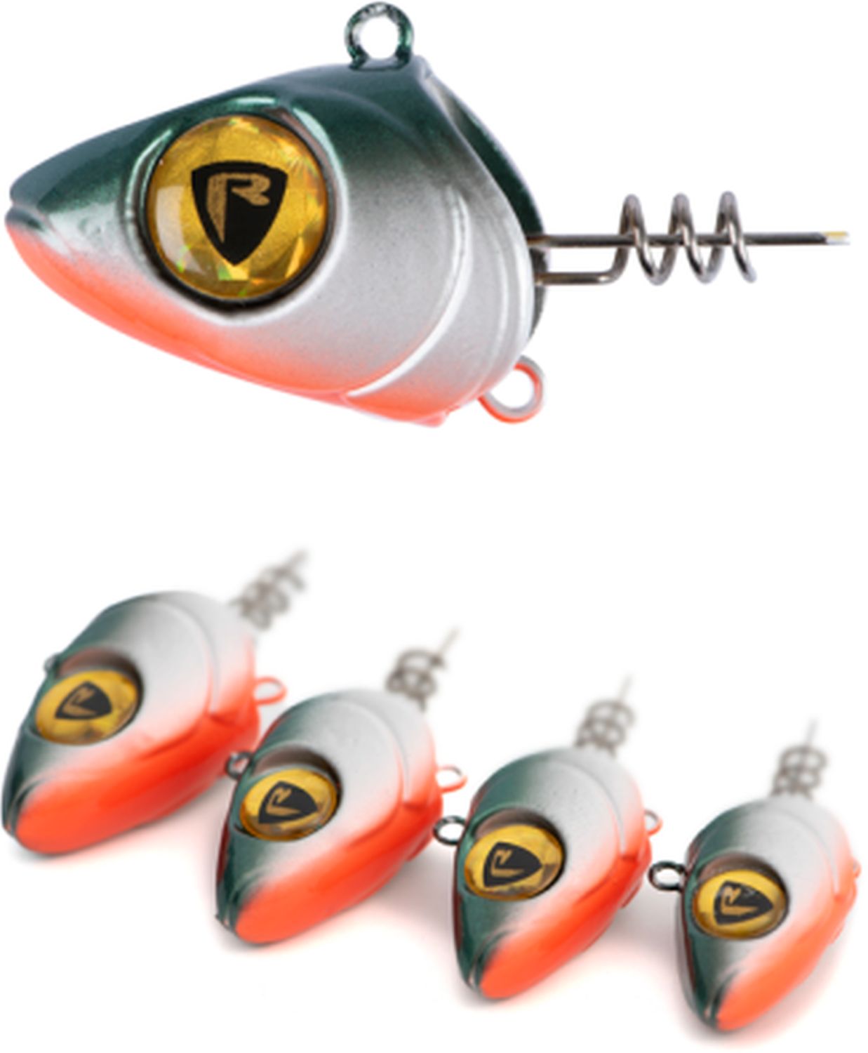 Cap Jig Fox Rage Slick Pelagic Heads, Game Over, 70g, 1buc/pac