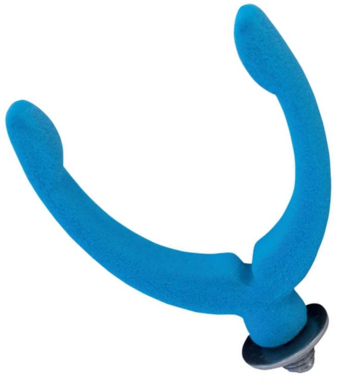 Cap Suport Rive Feeder, U, Blue, 7x8.5cm
